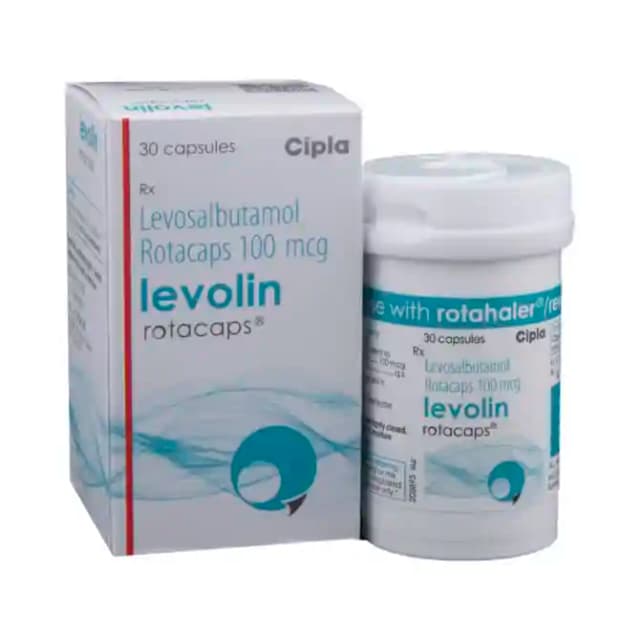 Levolin 100mcg Rotacap (30 rotacaps in 1 packet)