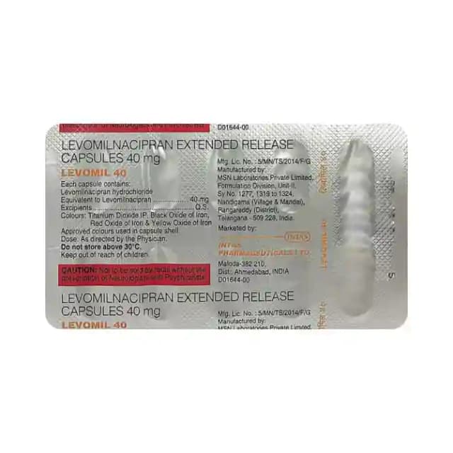 Levomil 40 ER (10 capsule er in 1 strip)