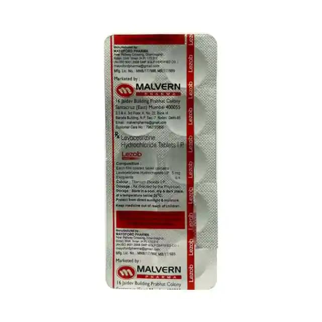 Lezob (10 tablets in 1 strip)