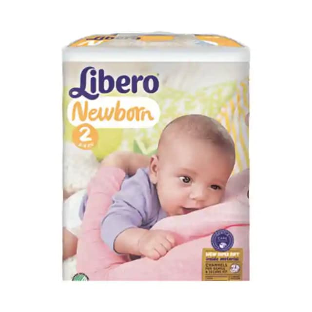 Libero Newborn Diaper (1 Packet Of 2 pieces)