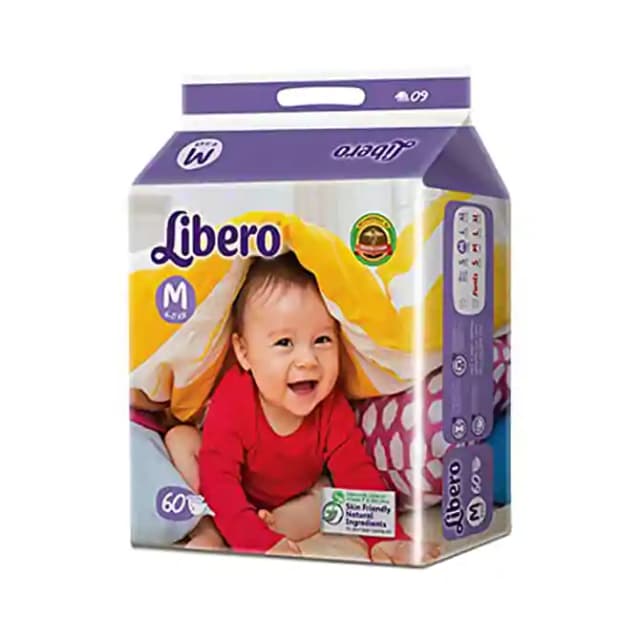 Libero Open Diaper Medium (1 Packet Of 18 pieces)