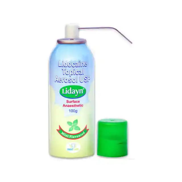 Lidayn Topical Aerosol Mint (100 gm in 1 pump bottle)