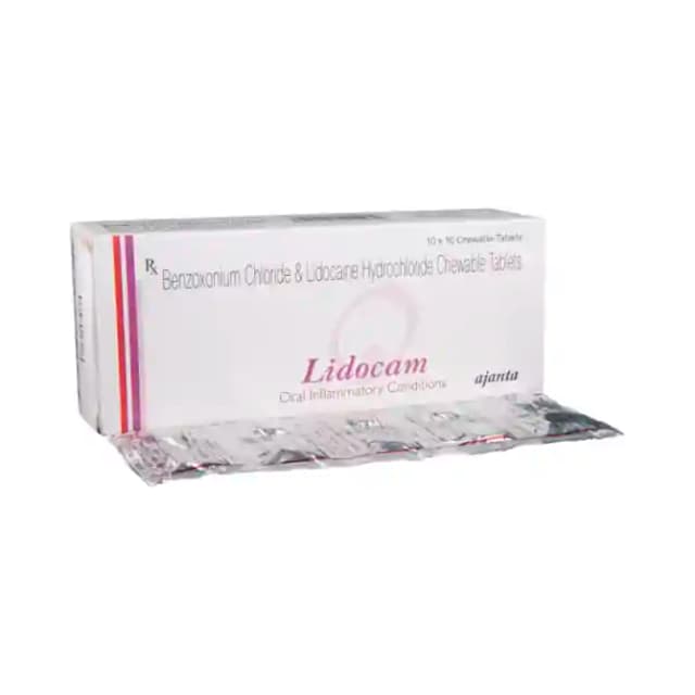 Lidocam Chewable Tablet