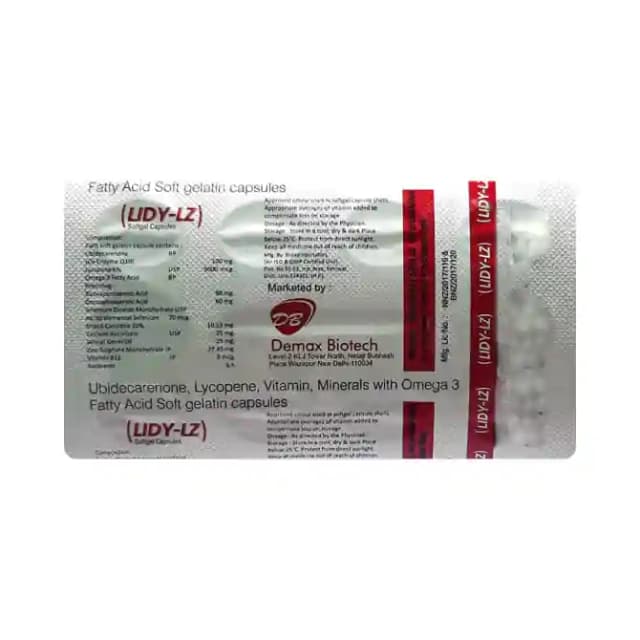 Lidy LZ Soft Gelatin (1 Strip Of 10 soft gelatin capsules)