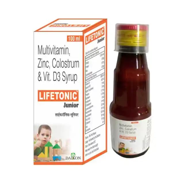 Lifetonic Junior Syrup (1 Bottle of 100 ml Syrup)