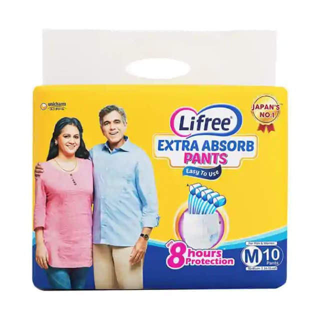 Adult Diaper Lifree Medium (1 Packet Of 10 pieces)