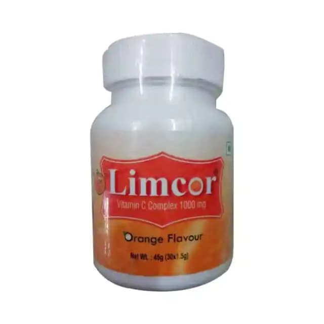 Limcor Chewable Orange (30 Chewable Tablets in 1 bottle)
