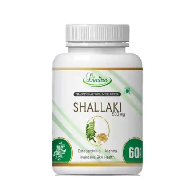 Limitra Shallaki 500mg (1 Bottle of 60 capsules)