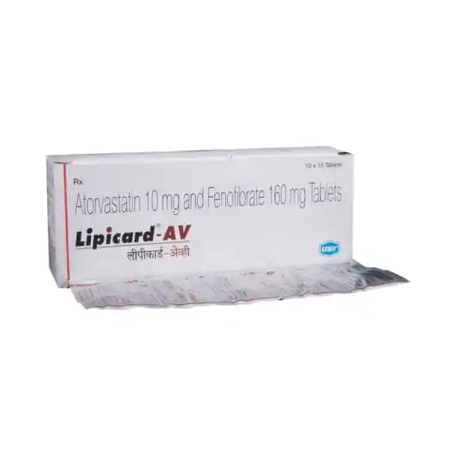 Lipicard AV (10 tablets in 1 strip)
