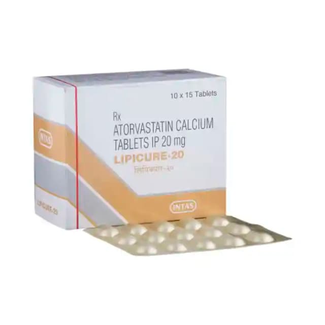 Lipicure 20 (15 tablets in 1 strip)