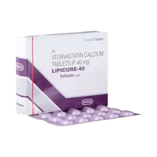 Lipicure 40 (15 tablets in 1 strip)