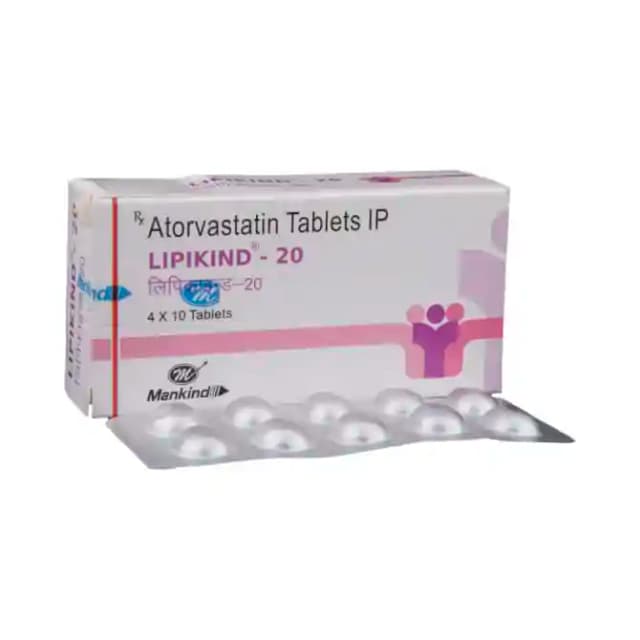 Lipikind 20 (10 tablets in 1 strip)