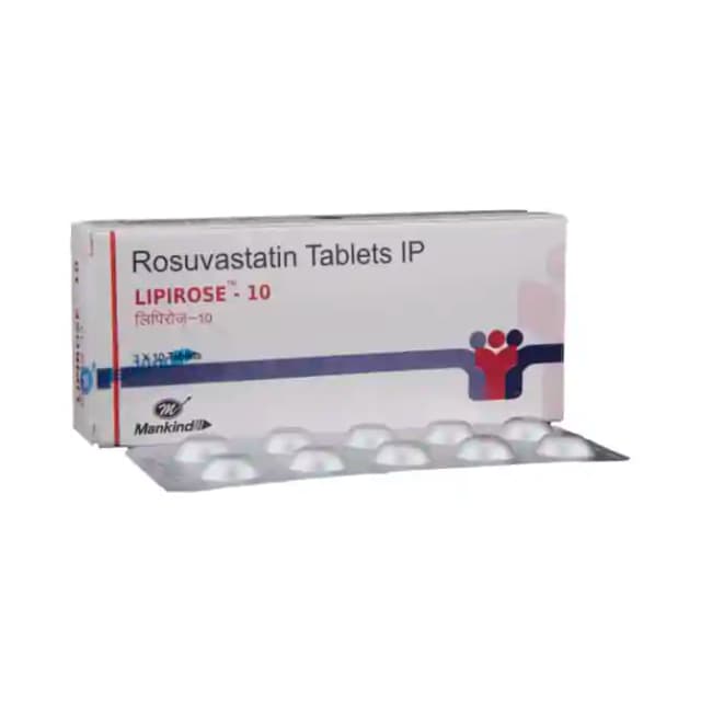 Lipirose 10 (10 tablets in 1 strip)