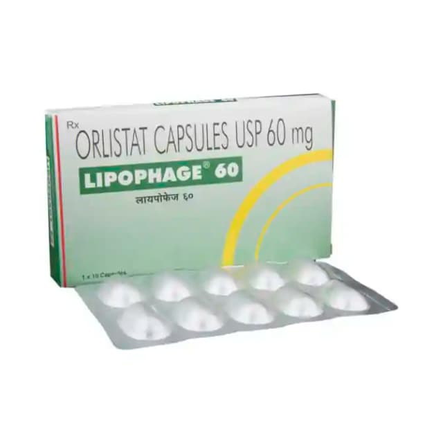 Lipophage 60 (10 capsules in 1 strip)