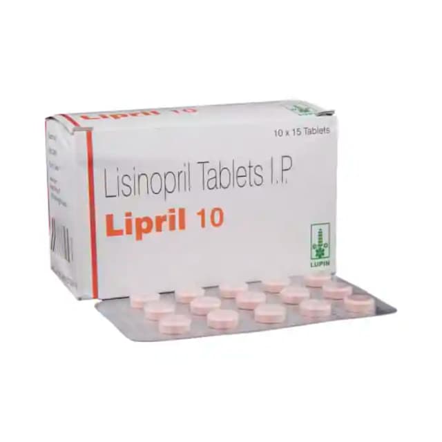 Lipril 10 (15 tablets in 1 strip)