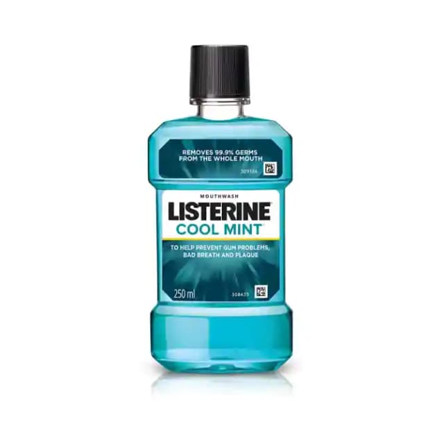 Listerine Mouth Wash Cool Mint (1 Bottle of 250 ml Mouth Wash)