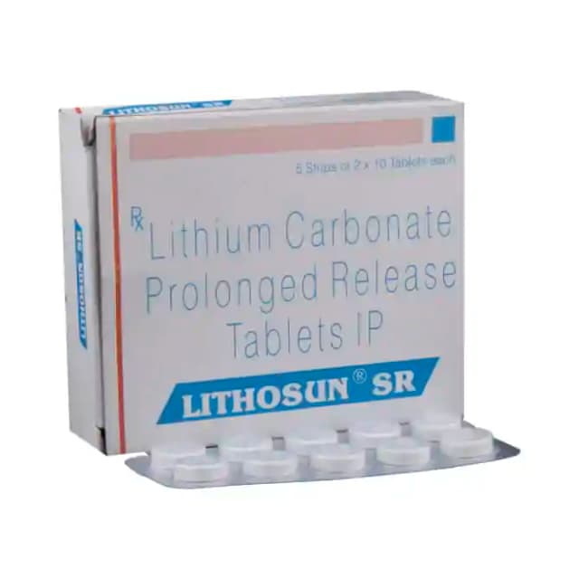 Lithosun SR (10 tablets pr in 1 strip)