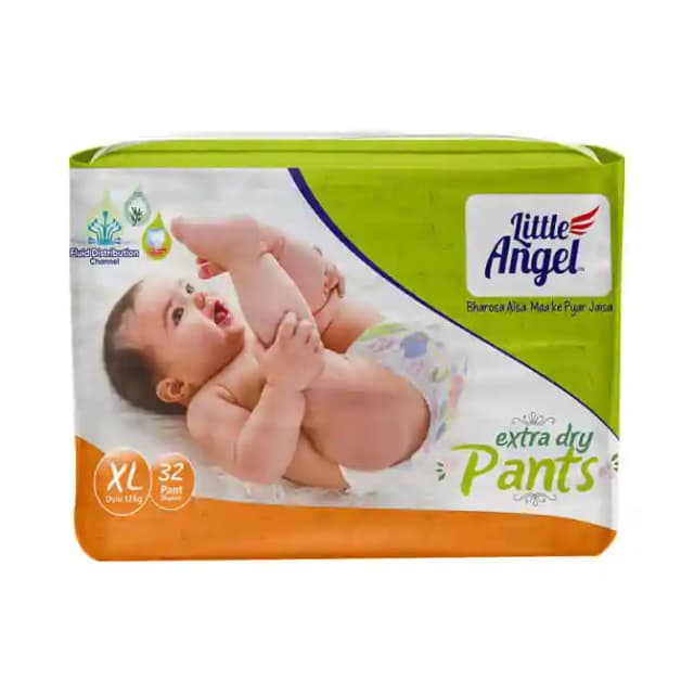 Little Angel Extra Dry Pants XL (1 Packet Of 32 pieces)