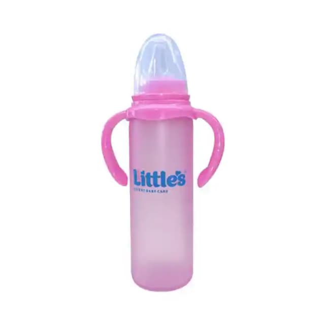 Littles Care Glass Sipper Pink (1 Packet Of 240 ml Sipper)