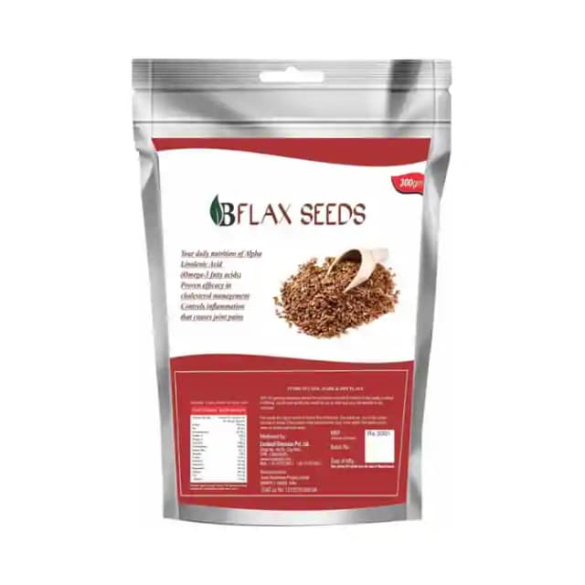 Livebasil Flax Seeds (1 Packet Of 300 gm Seeds)