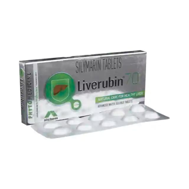 Liverubin 70mg (1 Strip Of 10 tablets)