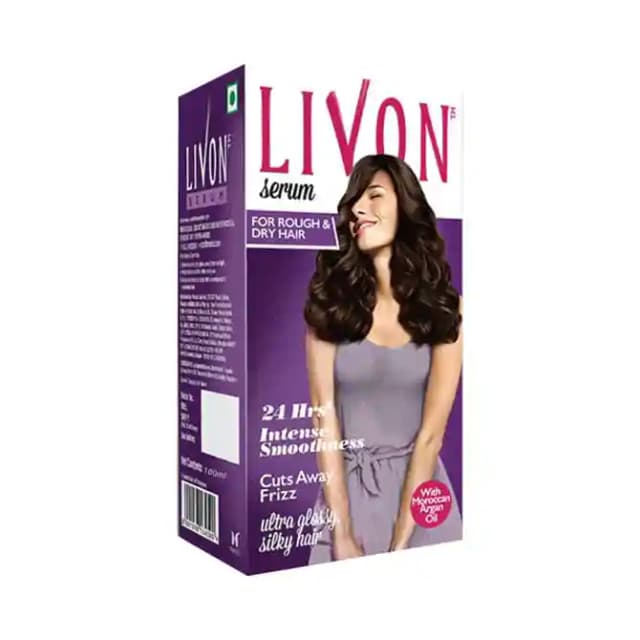 Livon Serum for Rough & Dry Hair (1 Pump Bottle of 100 ml Serum)