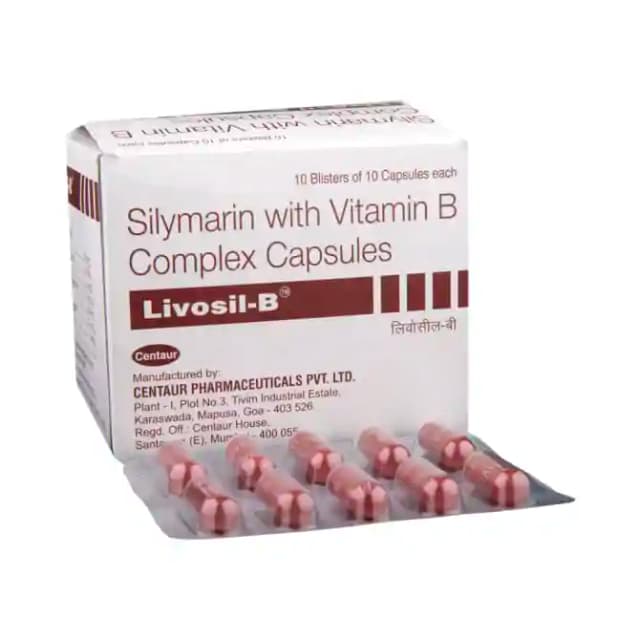 Livosil B (1 Strip Of 10 capsules)