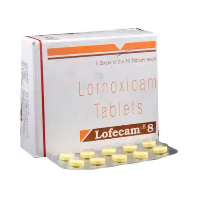 Lofecam 8 (10 tablets in 1 strip)
