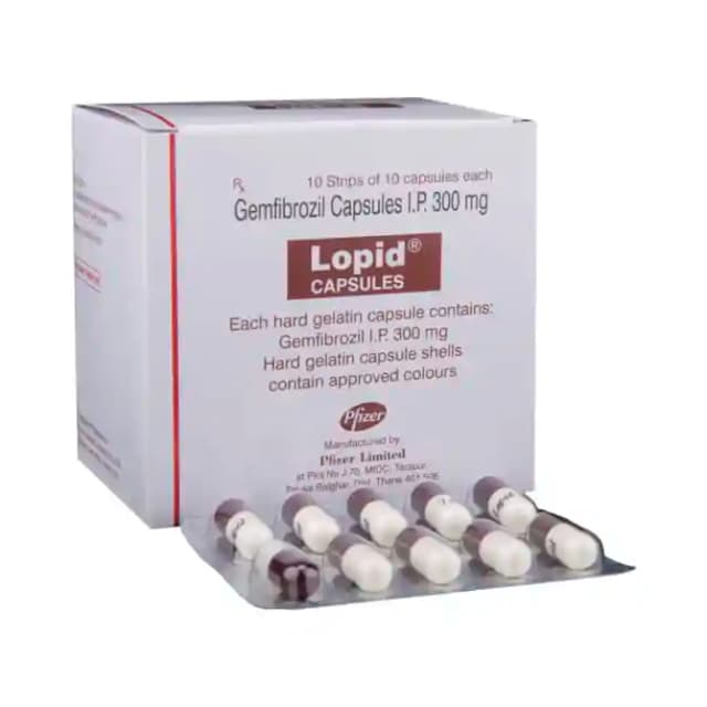 Lopid (10 capsules in 1 strip)