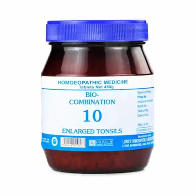Lords Bio Combination 10 (1 Bottle of 450 gm Biocombination tablets)