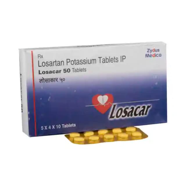 Losacar 50 (10 tablets in 1 strip)
