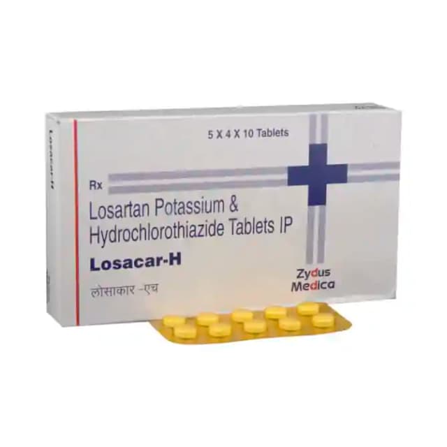 Losacar H (10 tablets in 1 strip)