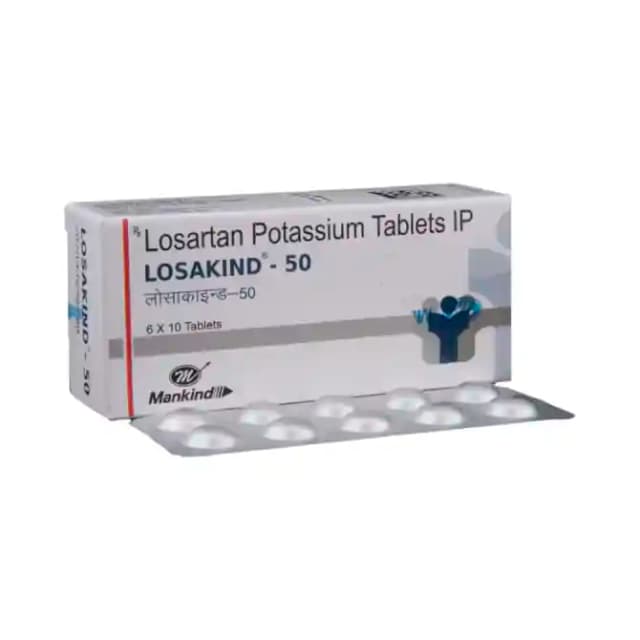 Losakind 50 (10 tablets in 1 strip)