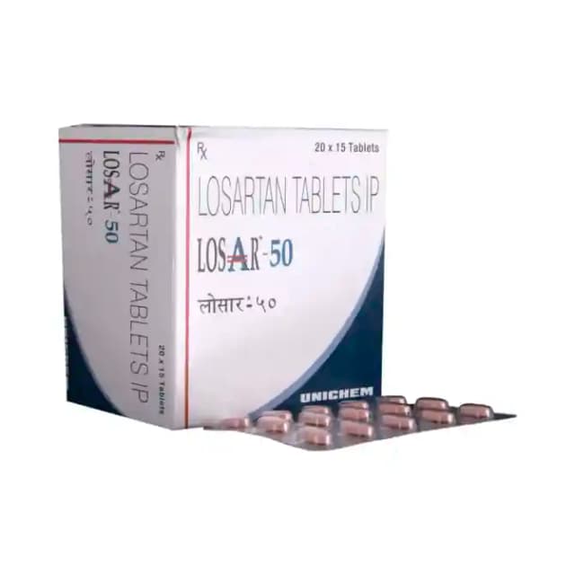 Losar 50 (15 tablets in 1 strip)