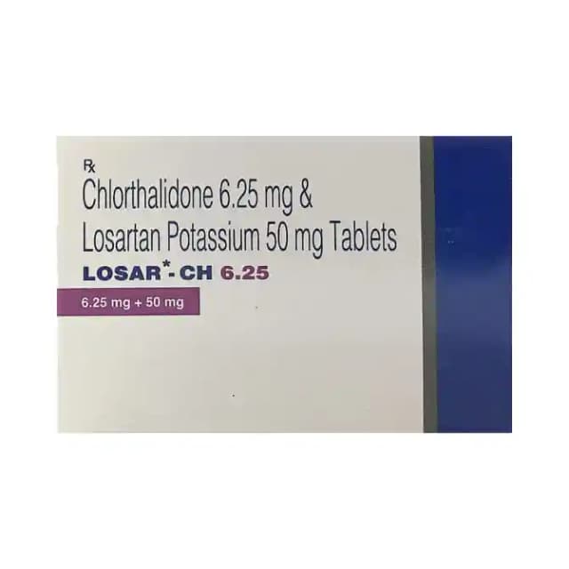 Losar CH 6.25 (10 tablets in 1 strip)