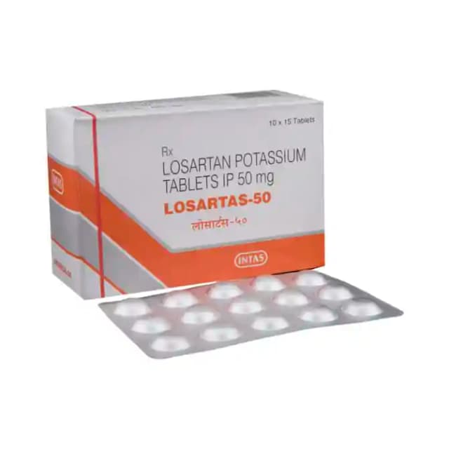 Losartas 50 (15 tablets in 1 strip)