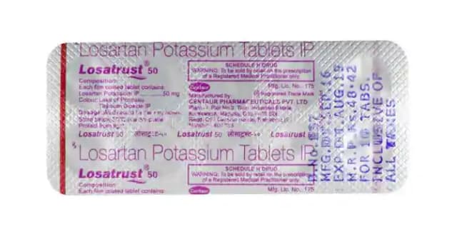 Losatrust 50 (10 tablets in 1 strip)
