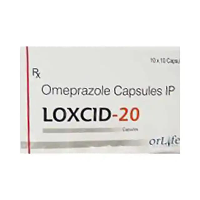 Loxcid 20 (10 capsules in 1 strip)