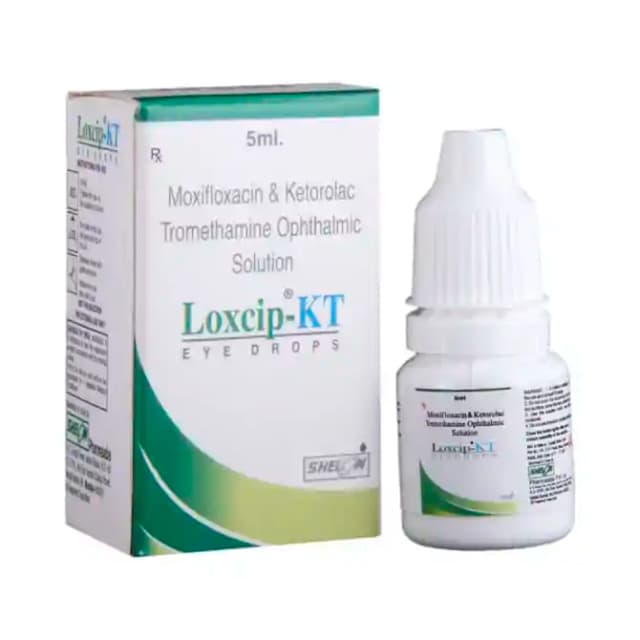 Loxcip KT Eye Drops (5 ml in 1 packet)