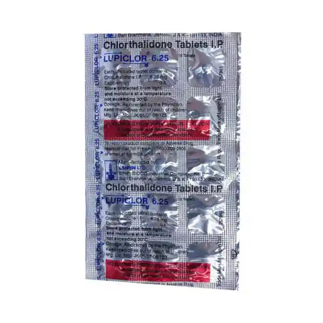 Lupiclor 6.25 (15 tablets in 1 strip)