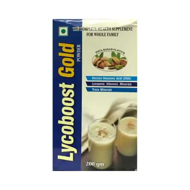 Lycoboost Gold Powder Pista Badam (1 Box Of 200 gm Powder)