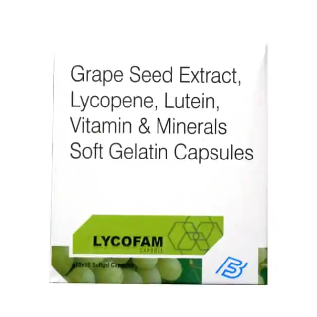 Lycofam Softgel (1 Strip Of 10 soft gelatin capsules)