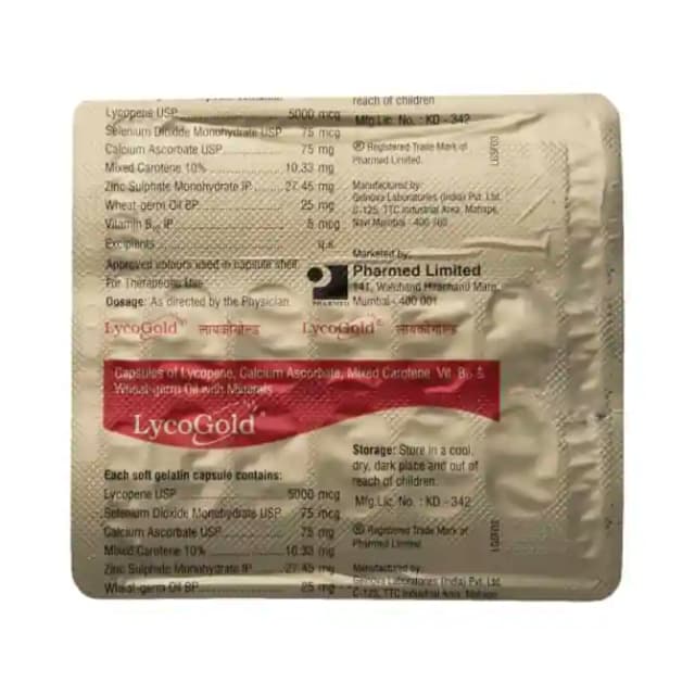 Lycogold (1 Strip Of 10 capsules)