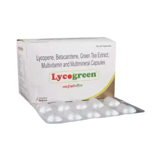 Lycogreen (1 Strip Of 10 capsules)