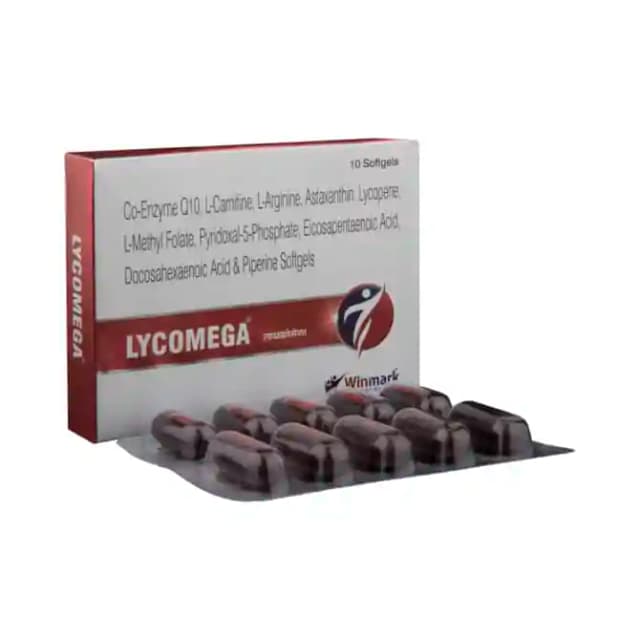 Lycomega Soft Gelatin (1 Strip Of 10 soft gelatin capsules)
