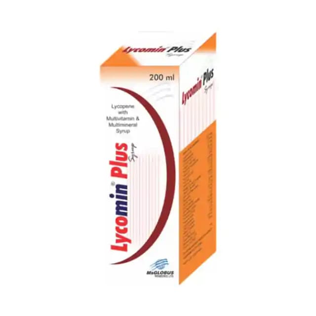 Lycomin Plus Syrup (1 Bottle of 200 ml Syrup)
