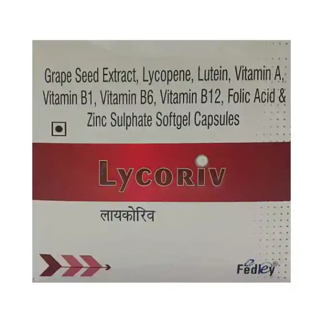 Lycoriv Softgel (1 Strip Of 10 soft gelatin capsules)
