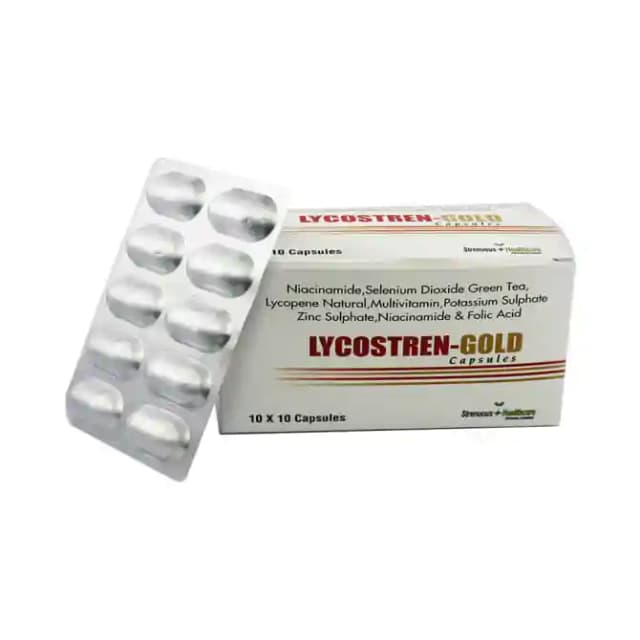 Lycostren Gold (1 Strip Of 10 capsules)