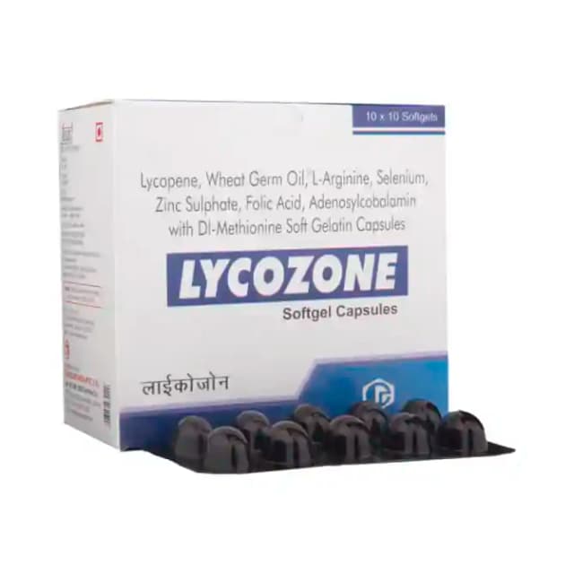 Lycozone Soft Gelatin (1 Strip Of 10 soft gelatin capsules)
