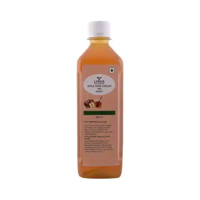 Lyrus Apple Cider Vinegar with Honey (1 Bottle of 500 ml Liquid)